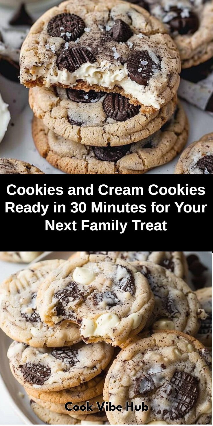 Cookies and Cream Cookie Recipe: The Ultimate Soft, Chewy Cookies with Oreo Crumble