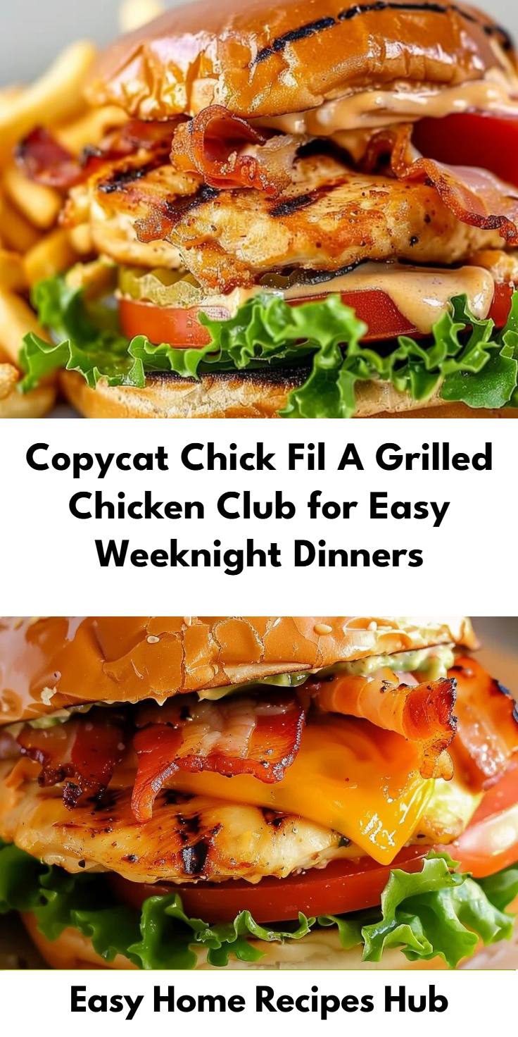 Copycat Chick Fil A Grilled Chicken Club