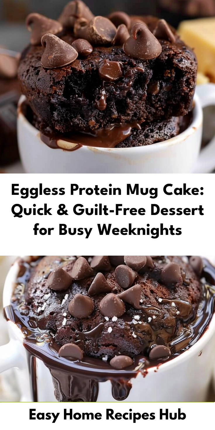 Chocolate Eggless Protein Mug Cake