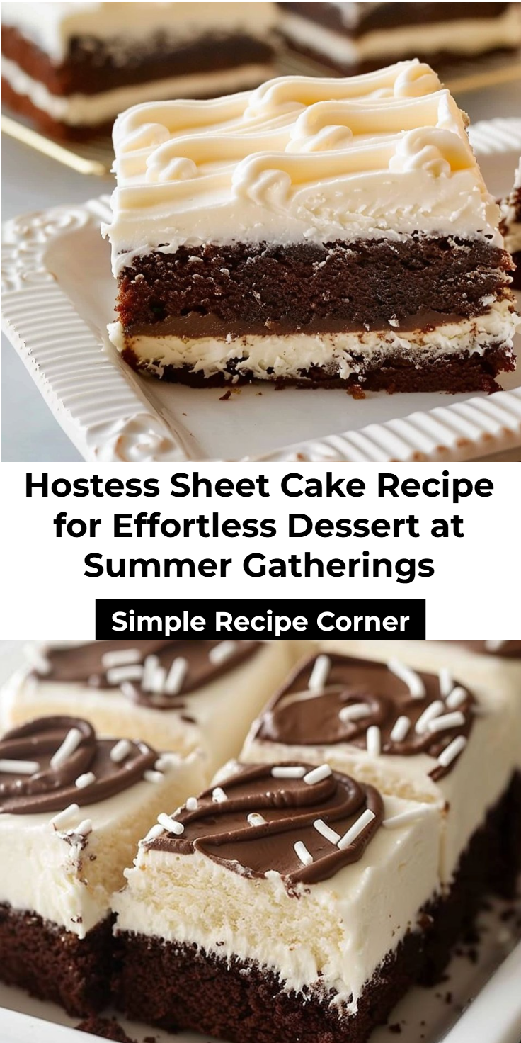 Hostess Sheet Cake