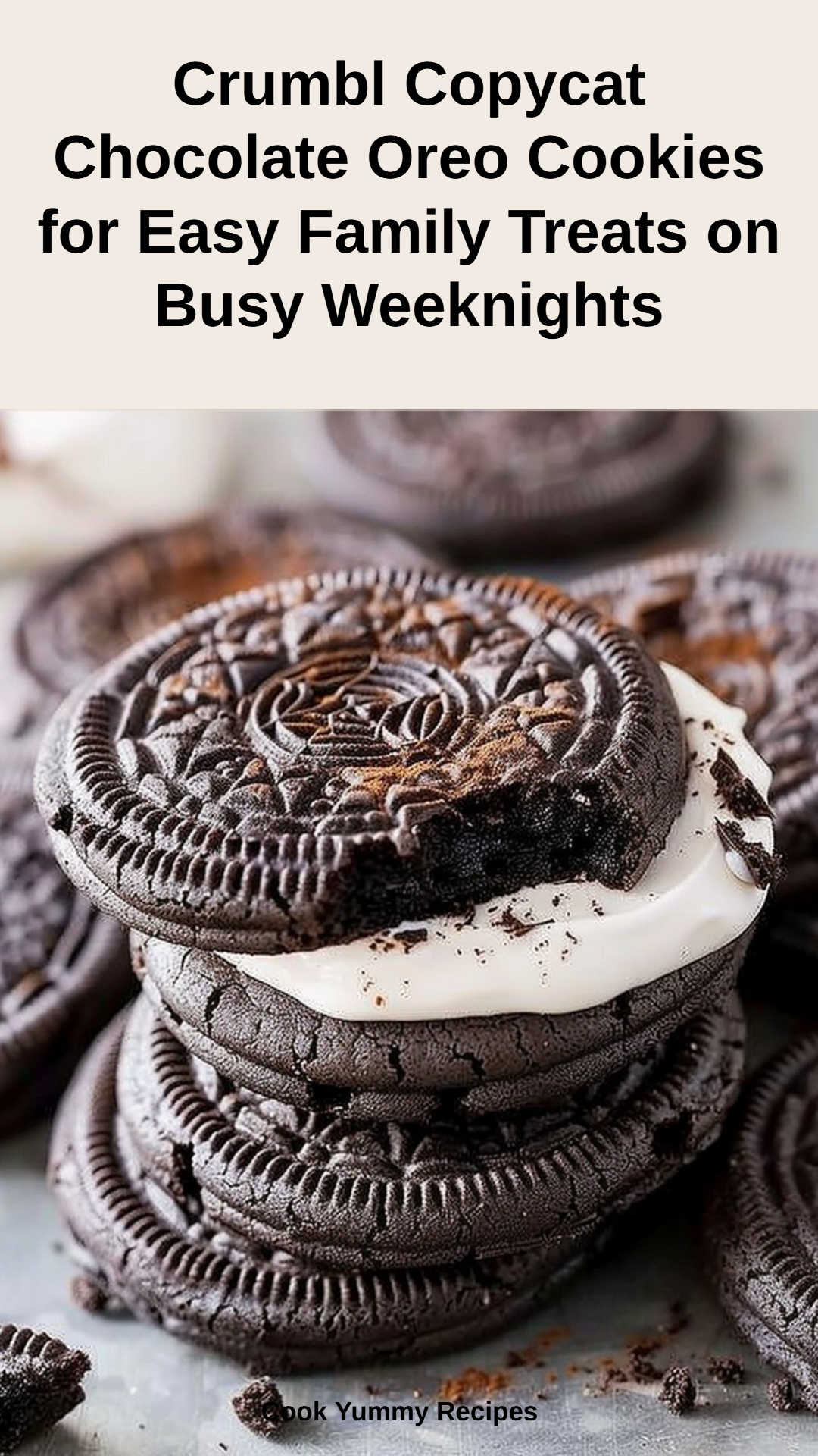 Crumbl Copycat Chocolate Oreo Cookies: The Ultimate Homemade Crumbl Cookie Copycat