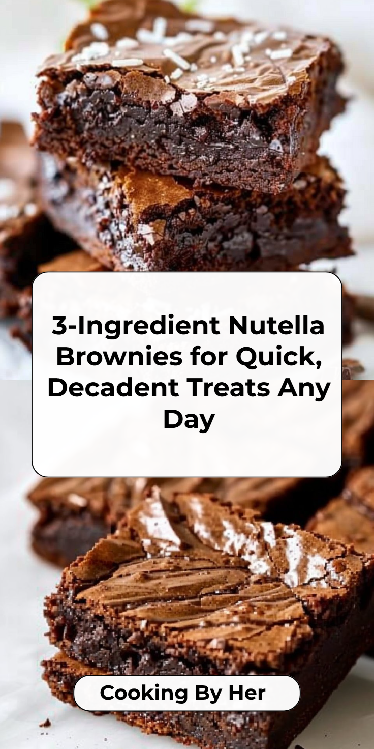 Ingredient Nutella Brownies: Quick, Fudgy Goodness You Can Make in Minutes