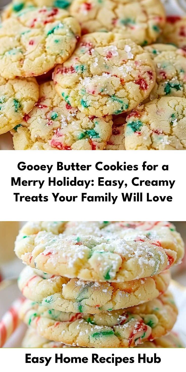 Christmas Gooey Butter Cookies