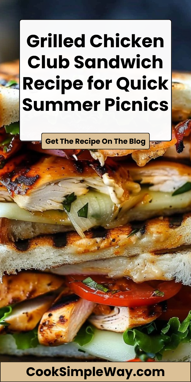 Grilled Chicken Club Sandwich Recipe: 3 Tips for Ultimate Flavor
