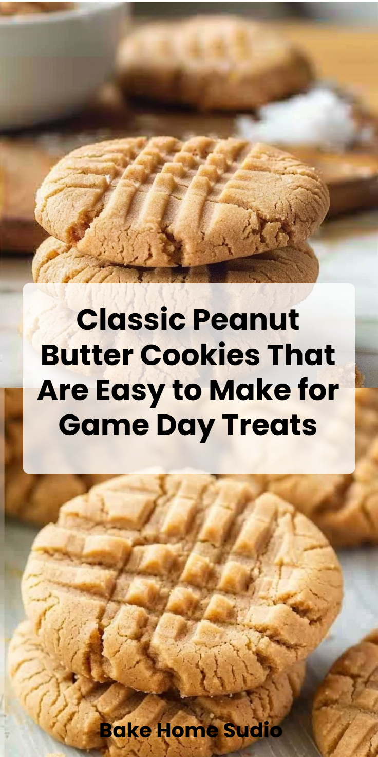 Classic Peanut Butter Cookies Recipe