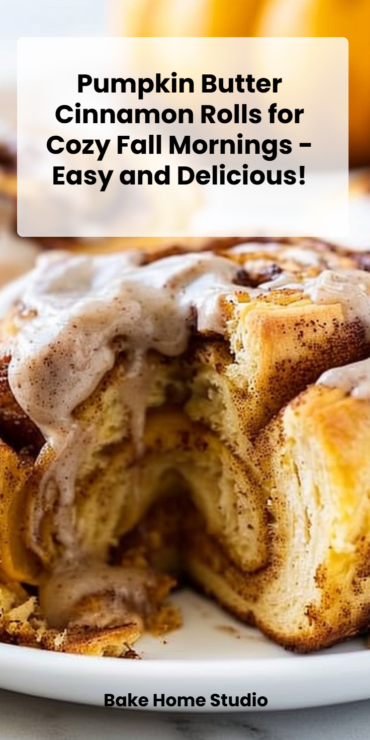 Pumpkin Butter Cinnamon Rolls Recipe