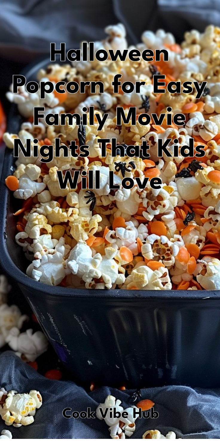 Halloween-Themed Popcorn