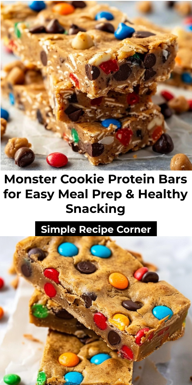 Monster Cookie Protein Bars