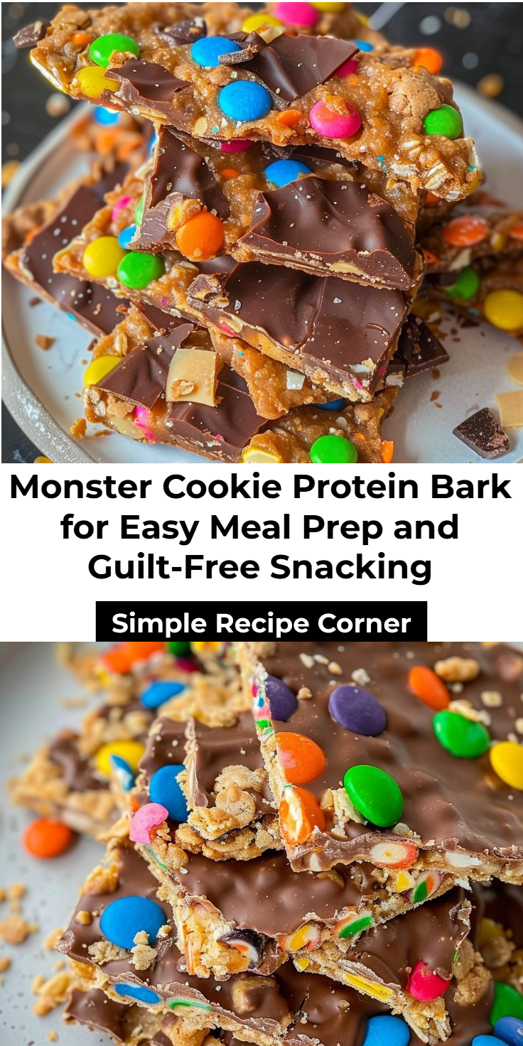 Monster Cookie Protein Bark Recipe