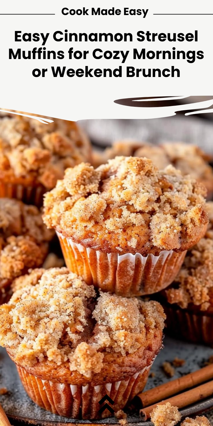 Cinnamon Streusel Muffins Recipe