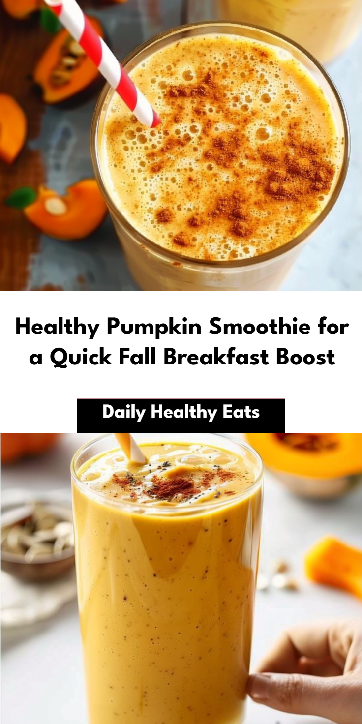 Healthy Pumpkin Smoothie