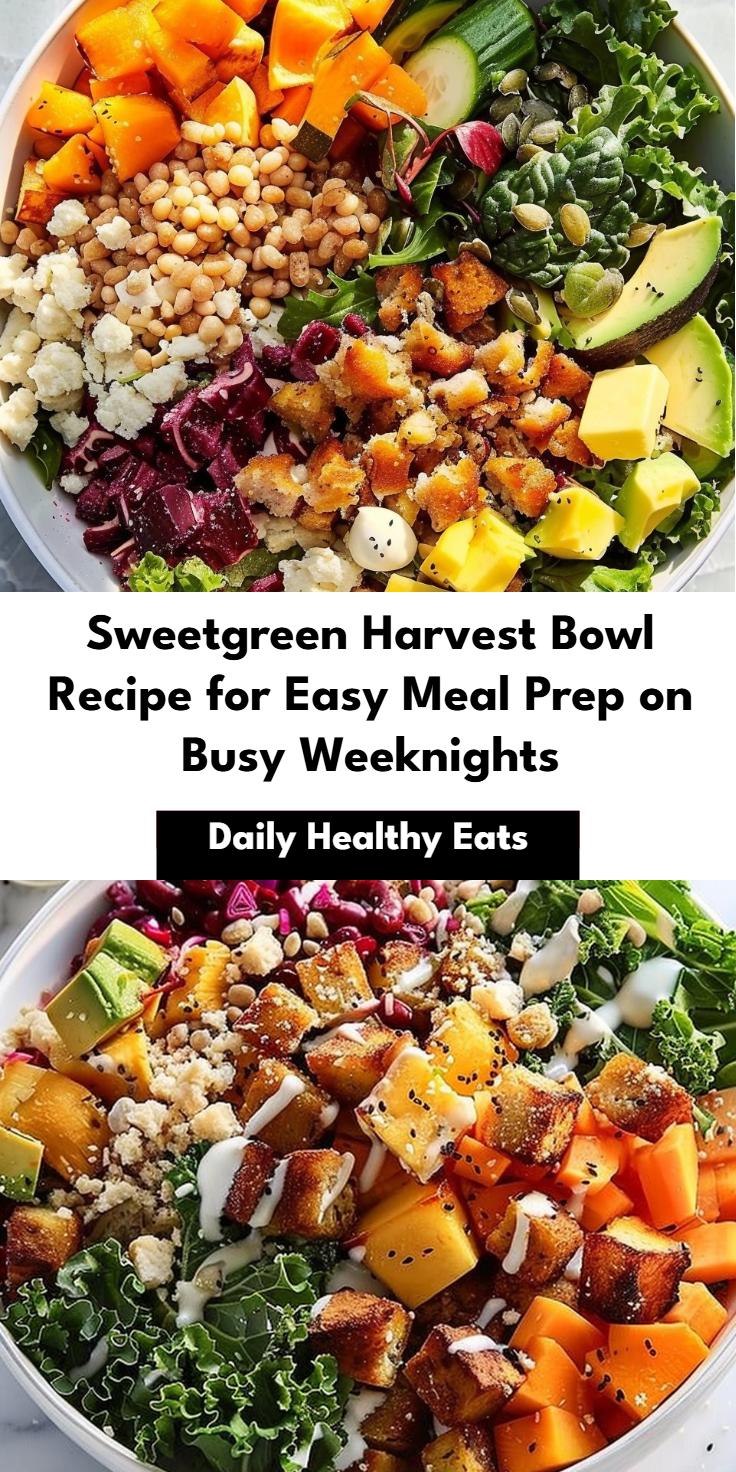 Harvest Bowl Recipe by Sweetgreen