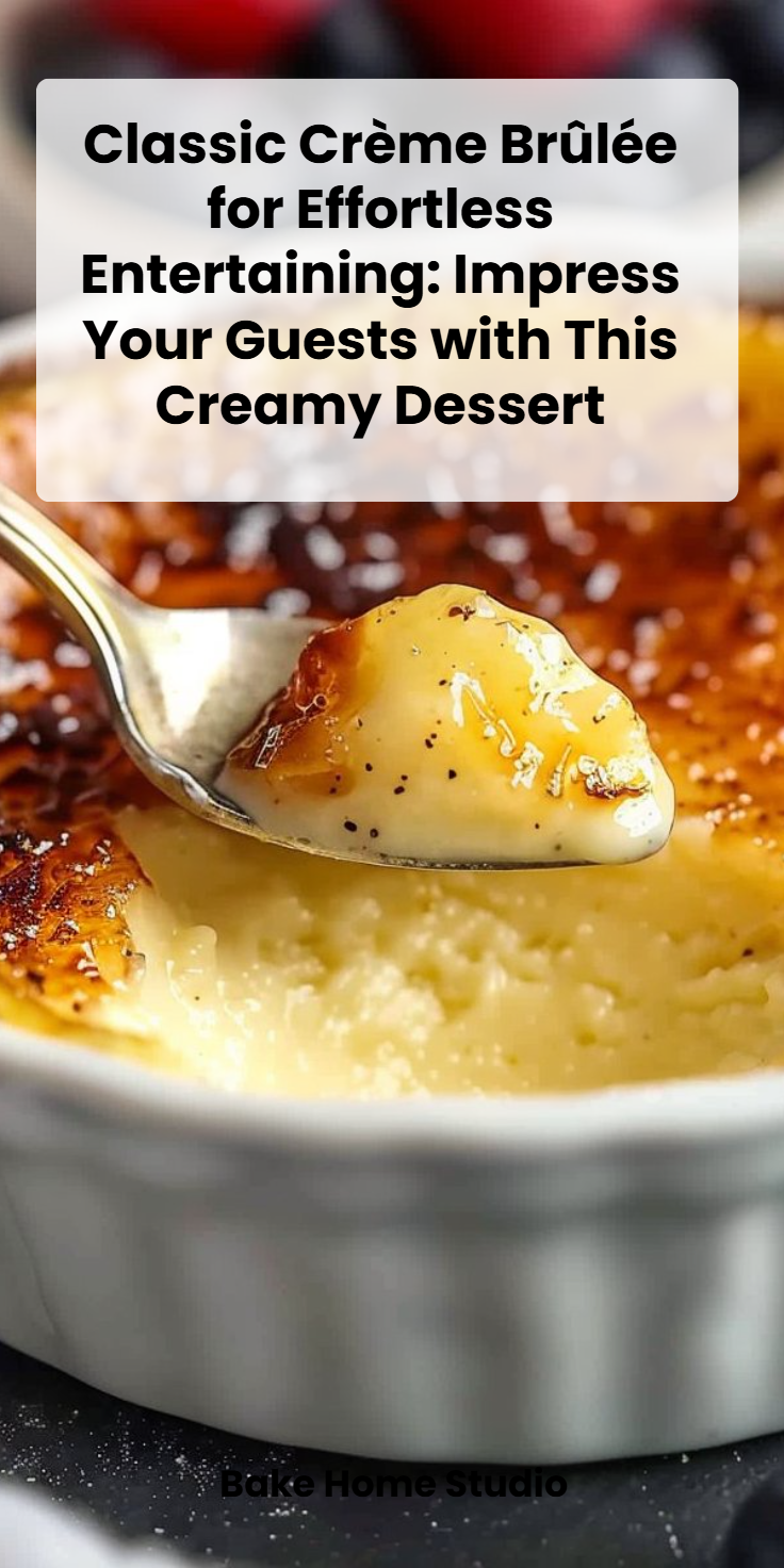 Classic Crème Brûlée Recipe