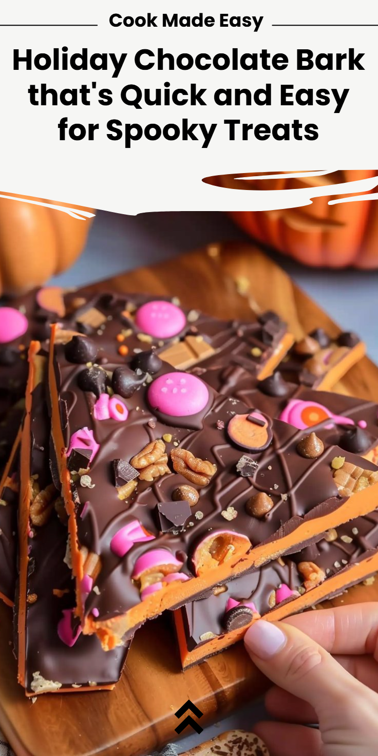 Halloween Chocolate Bark Recipe
