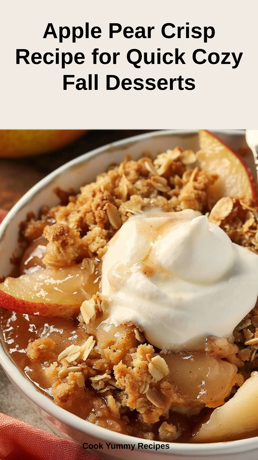 Apple Pear Crisp