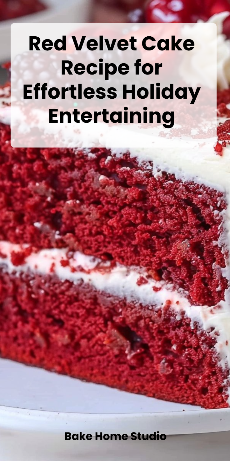 Signature Red Velvet Cake by Chef Eddy