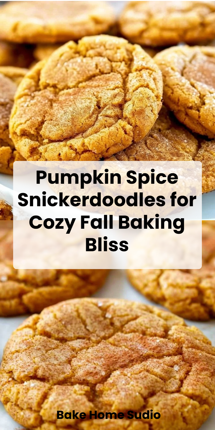 Pumpkin Spice Snickerdoodles