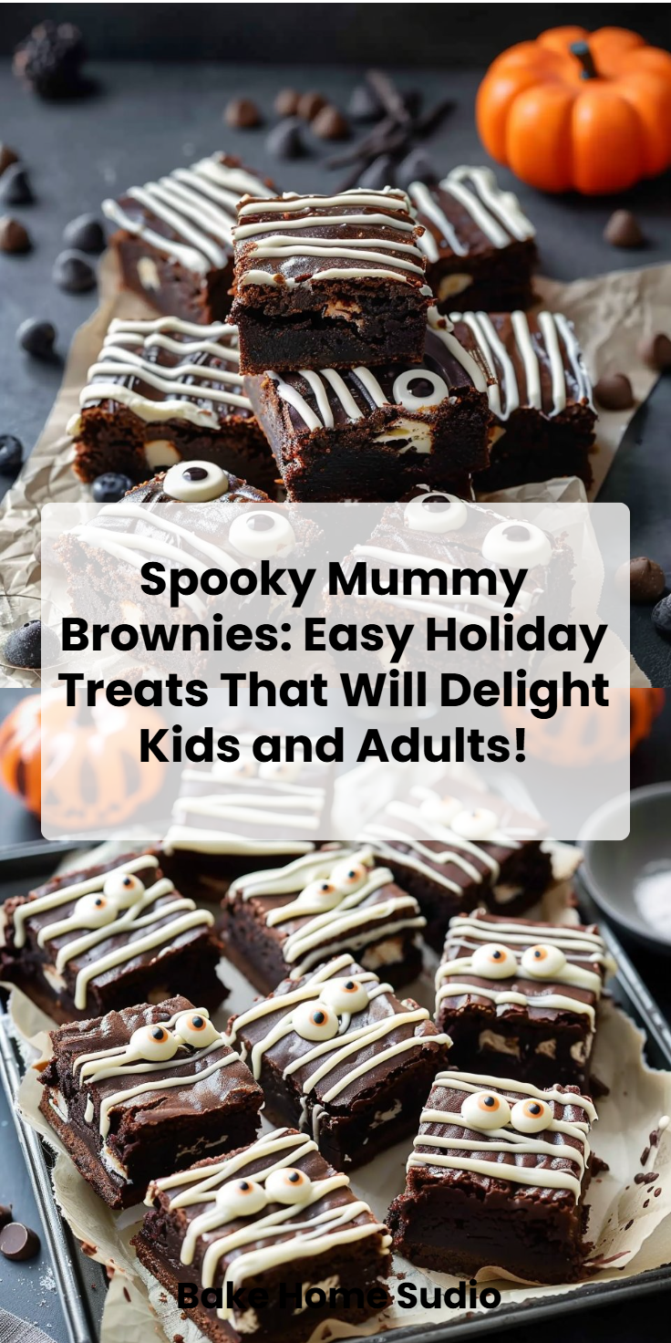 Spooky Mummy Brownies