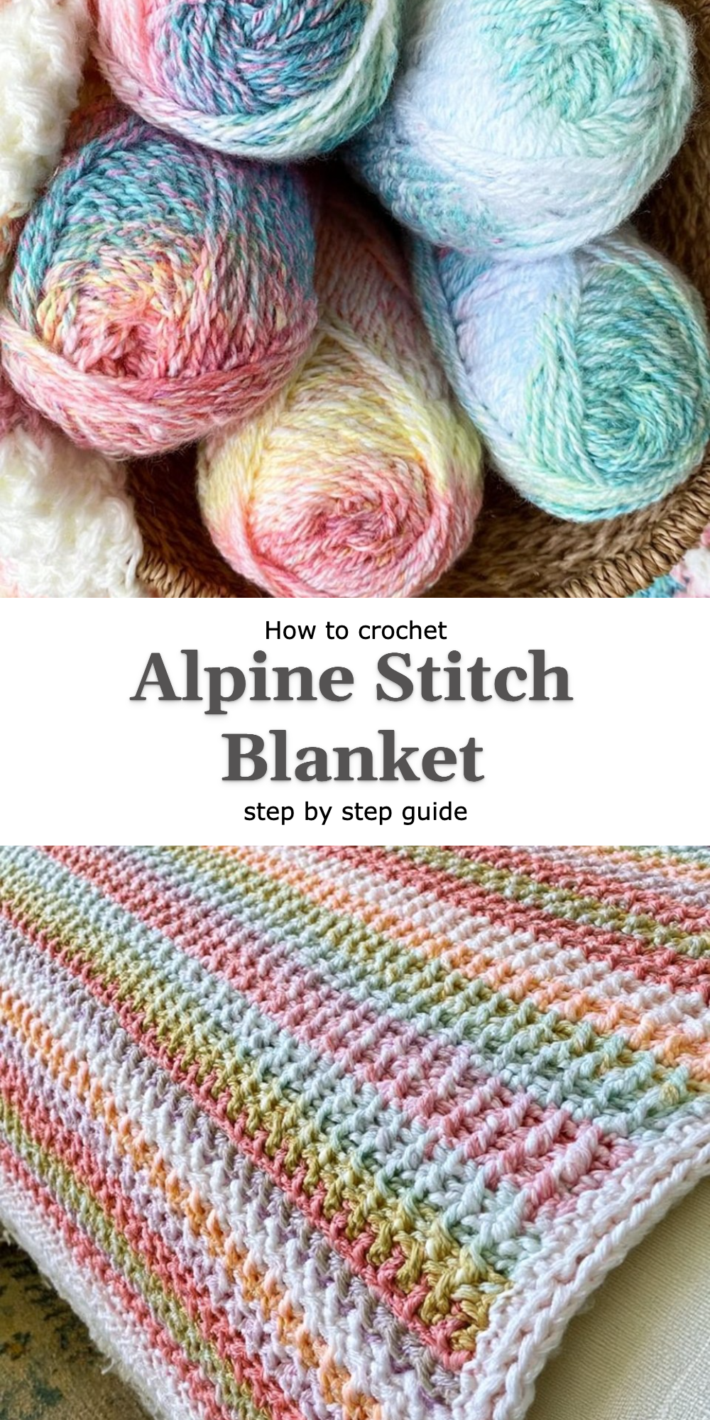 Alpine Stitch Blanket