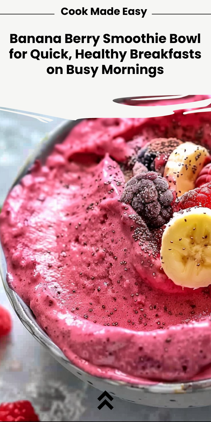 Banana Berry Smoothie Bowl Recipe