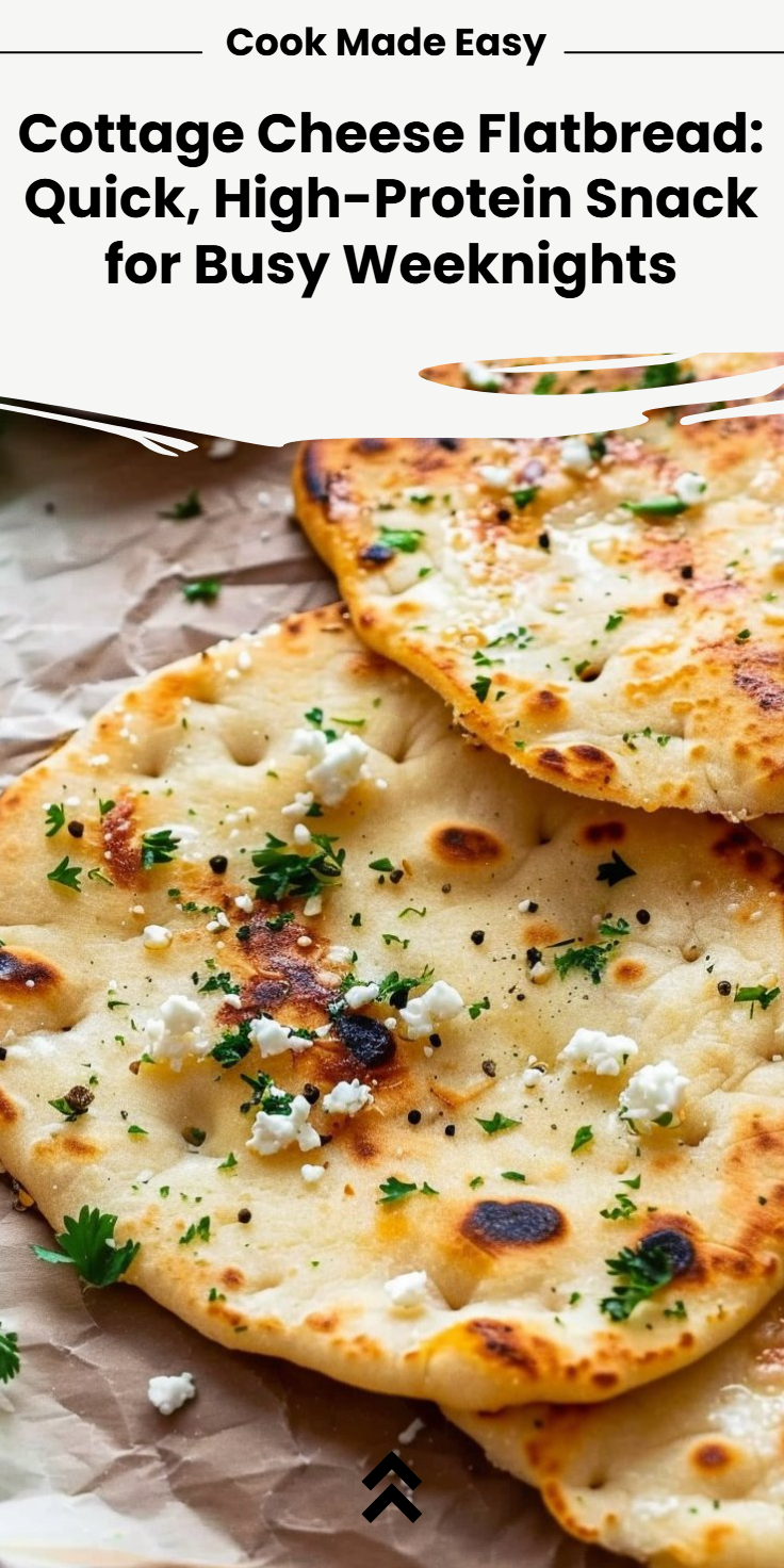 Cottage Cheese Flatbread Recipe