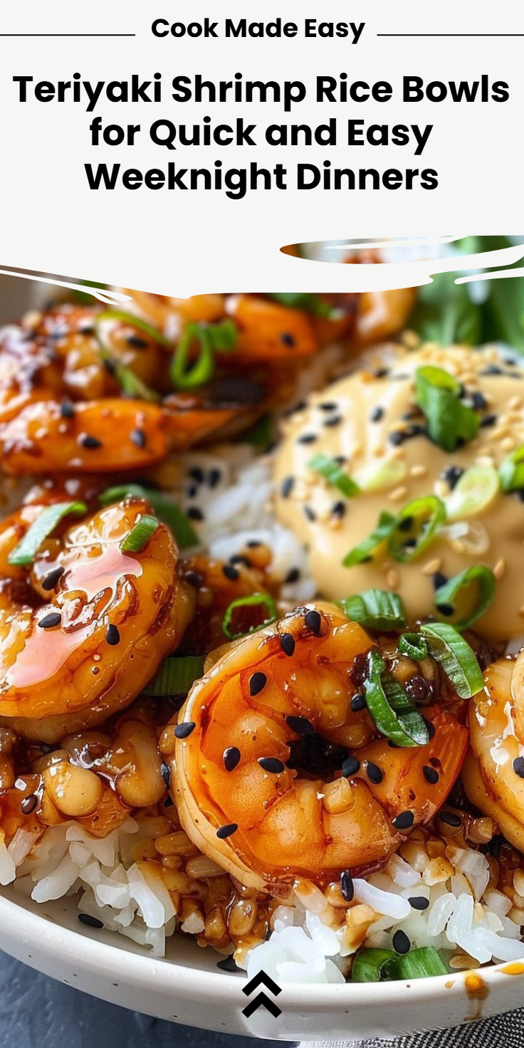 Teriyaki Shrimp Rice Bowls Recipe