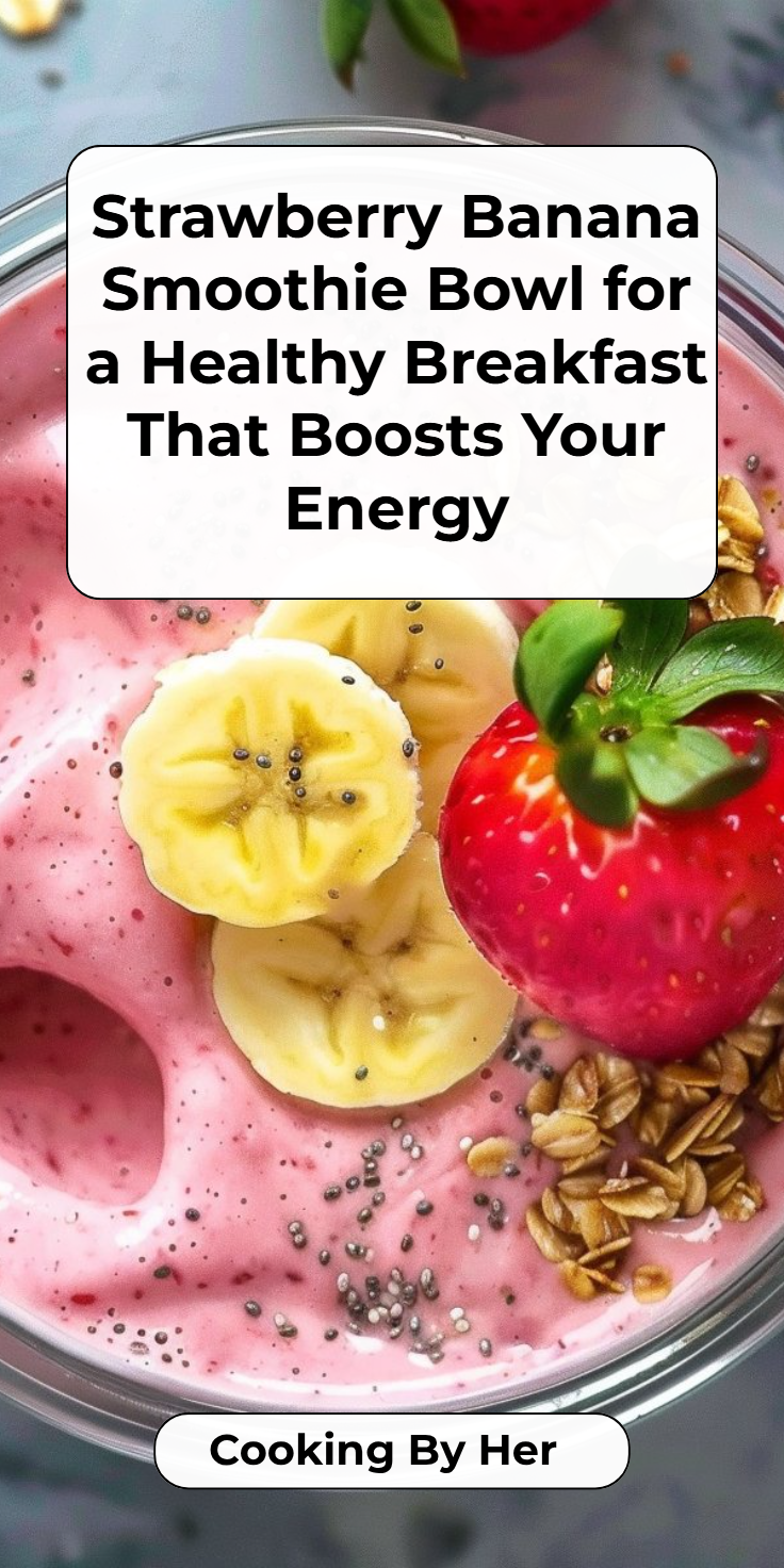 Strawberry Banana Smoothie Bowl Recipe