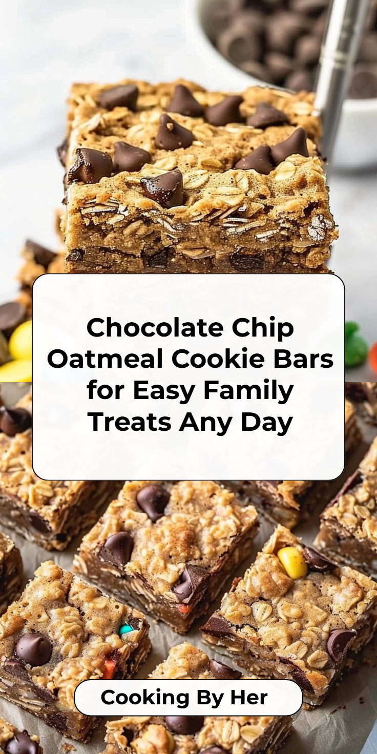 Chocolate Chip Oatmeal Cookie Bars