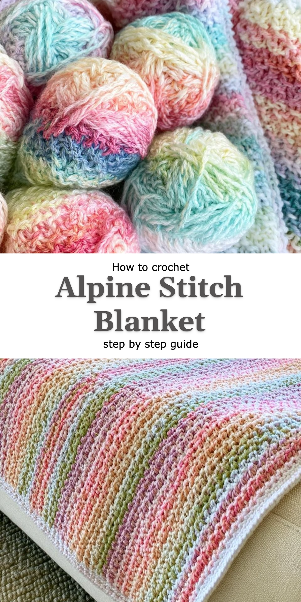 Alpine Stitch Blanket