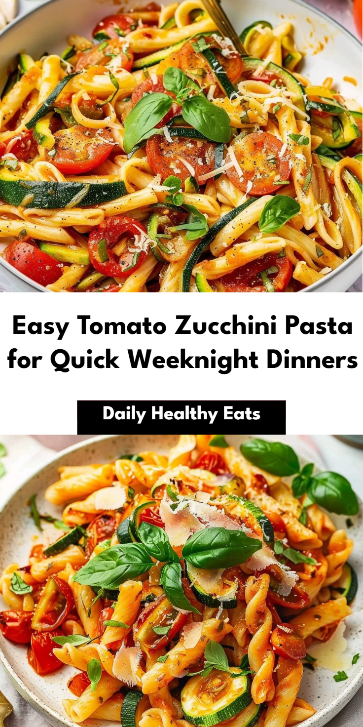 Tomato Zucchini Pasta