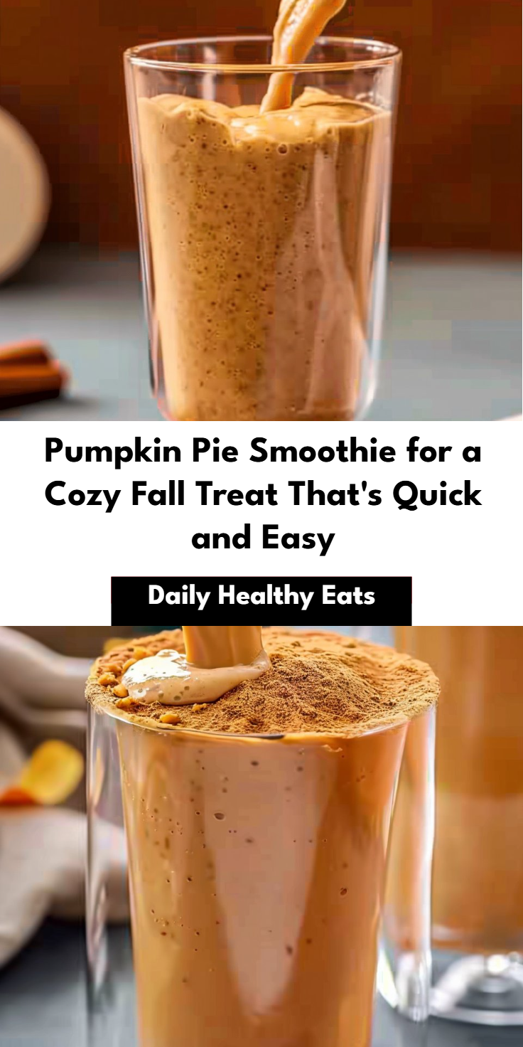 Pumpkin Pie Smoothie Recipe