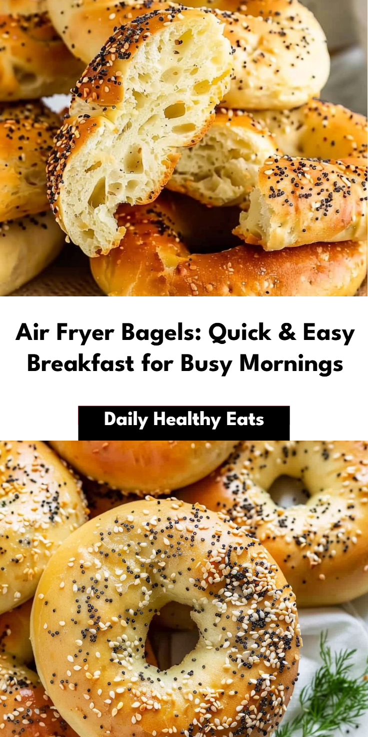 Air Fryer Bagels Recipe