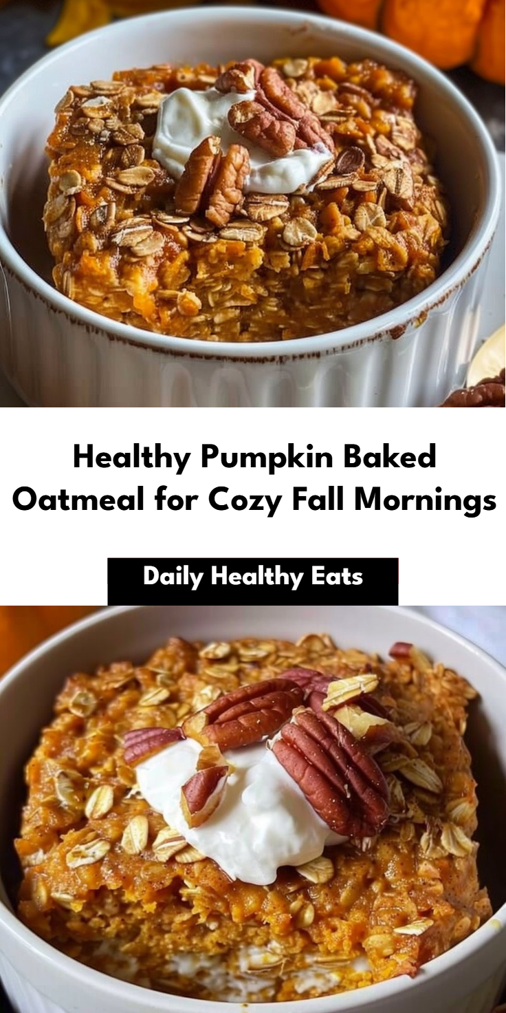 Pumpkin Baked Oatmeal Recipe
