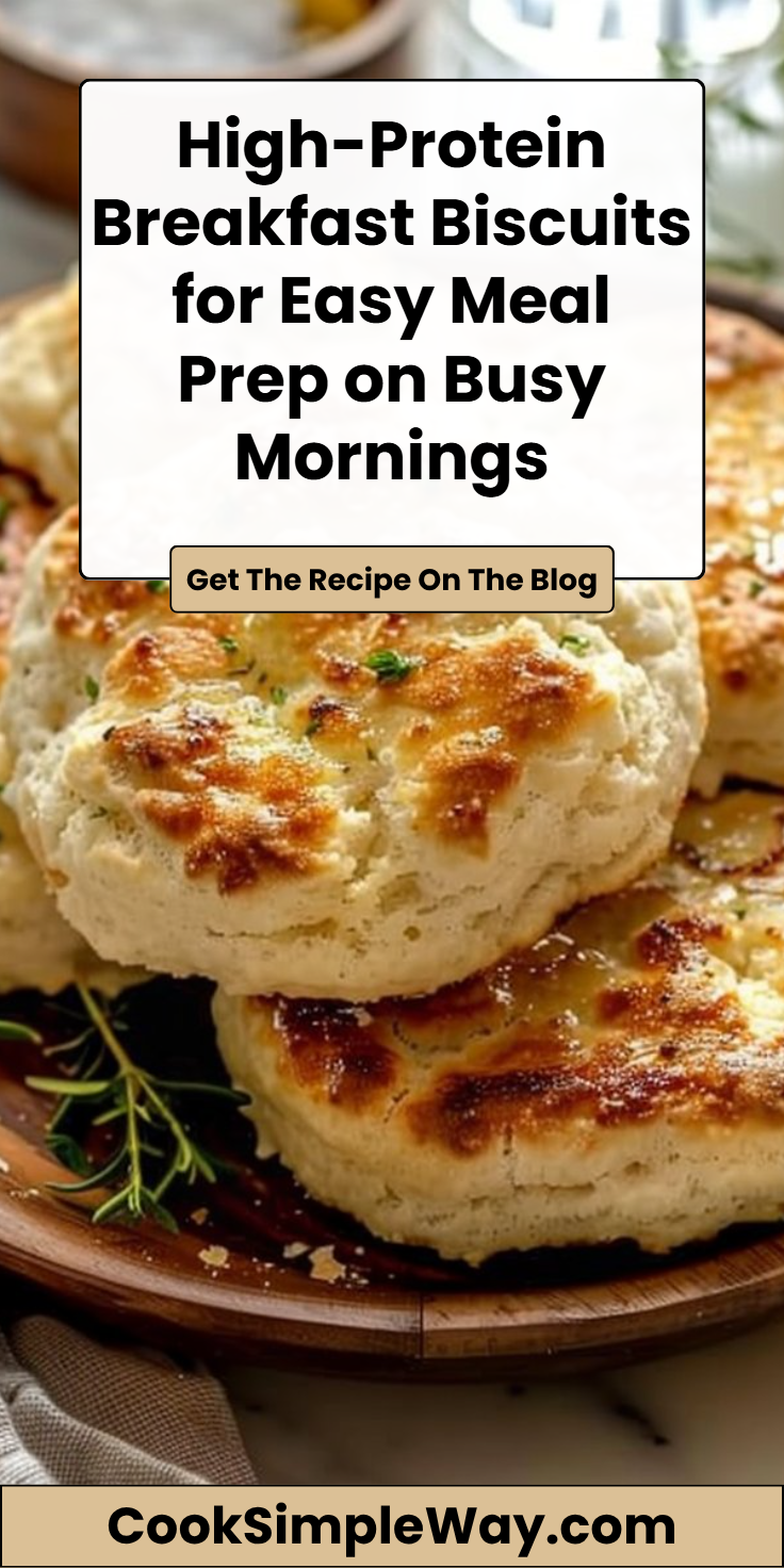Protein Breakfast Biscuits