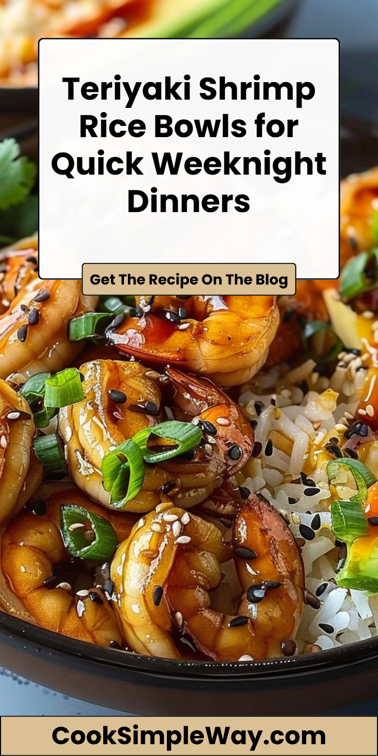 Shrimp Teriyaki Rice Bowls