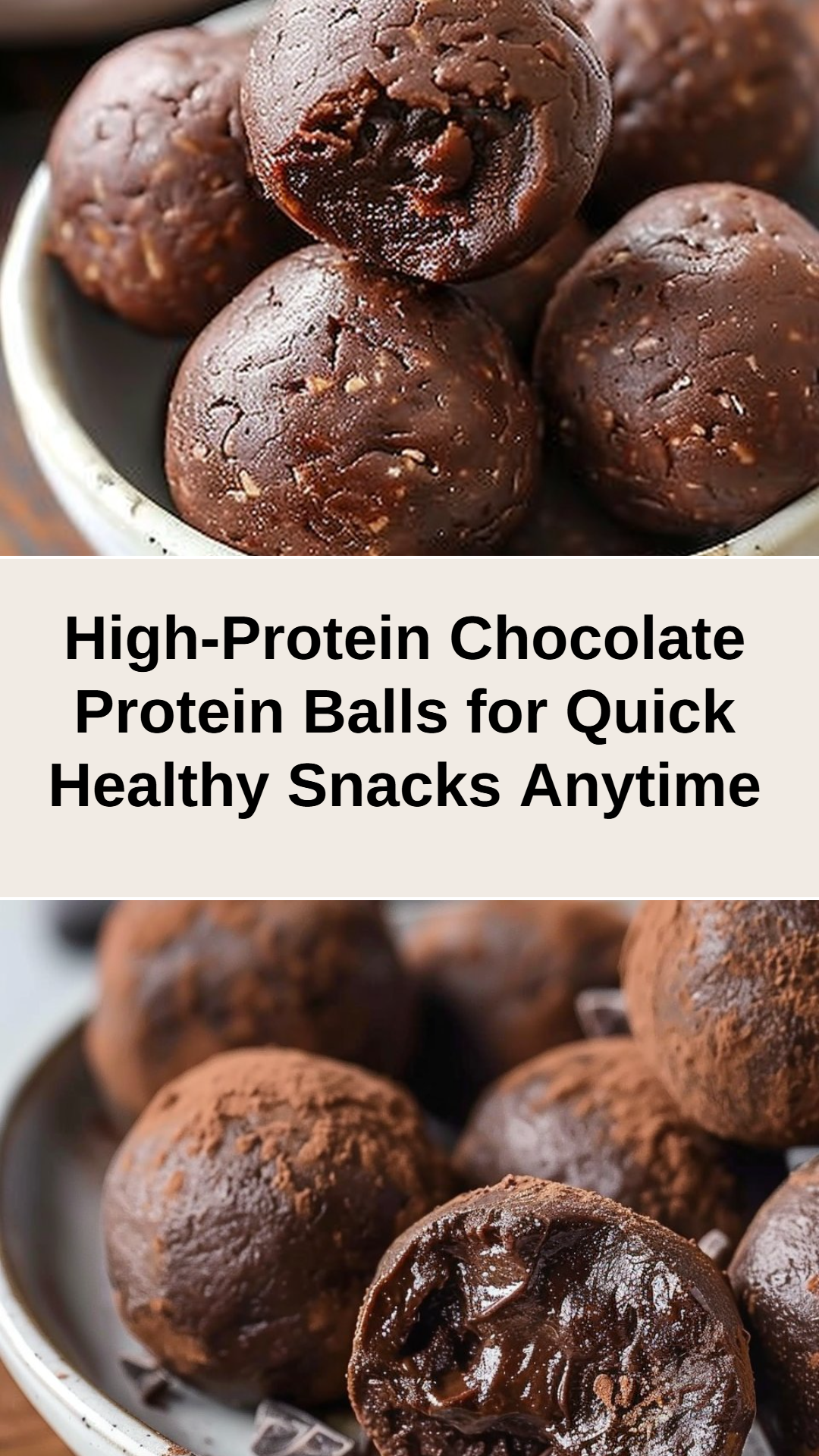 Protein-Packed Chocolate Balls