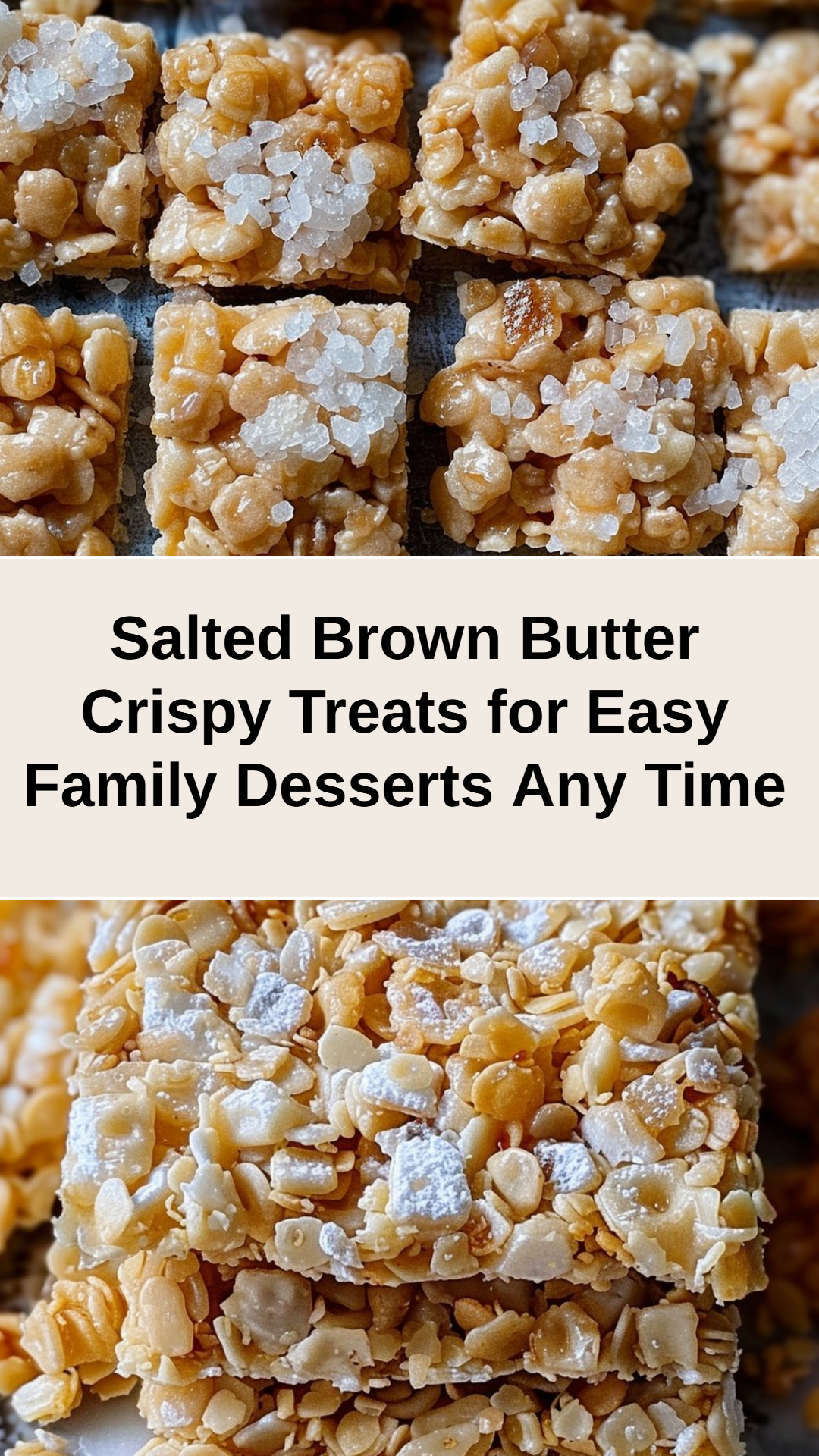 Crispy Treats with Salted Brown Butter