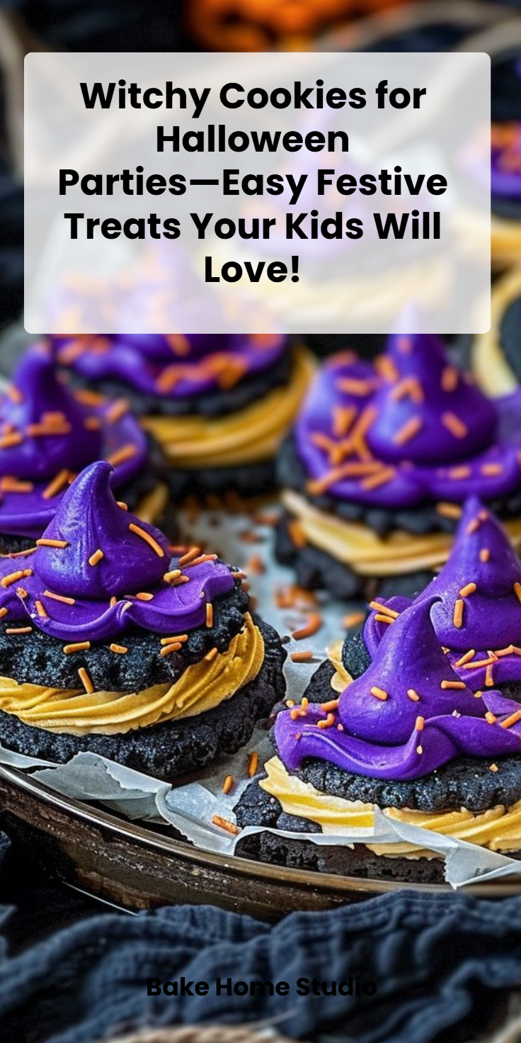 Witchy Halloween Cookies