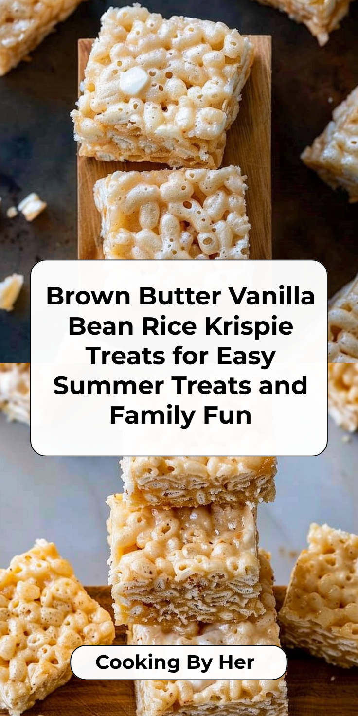 Brown Butter Vanilla Bean Rice Krispie Treats Recipe