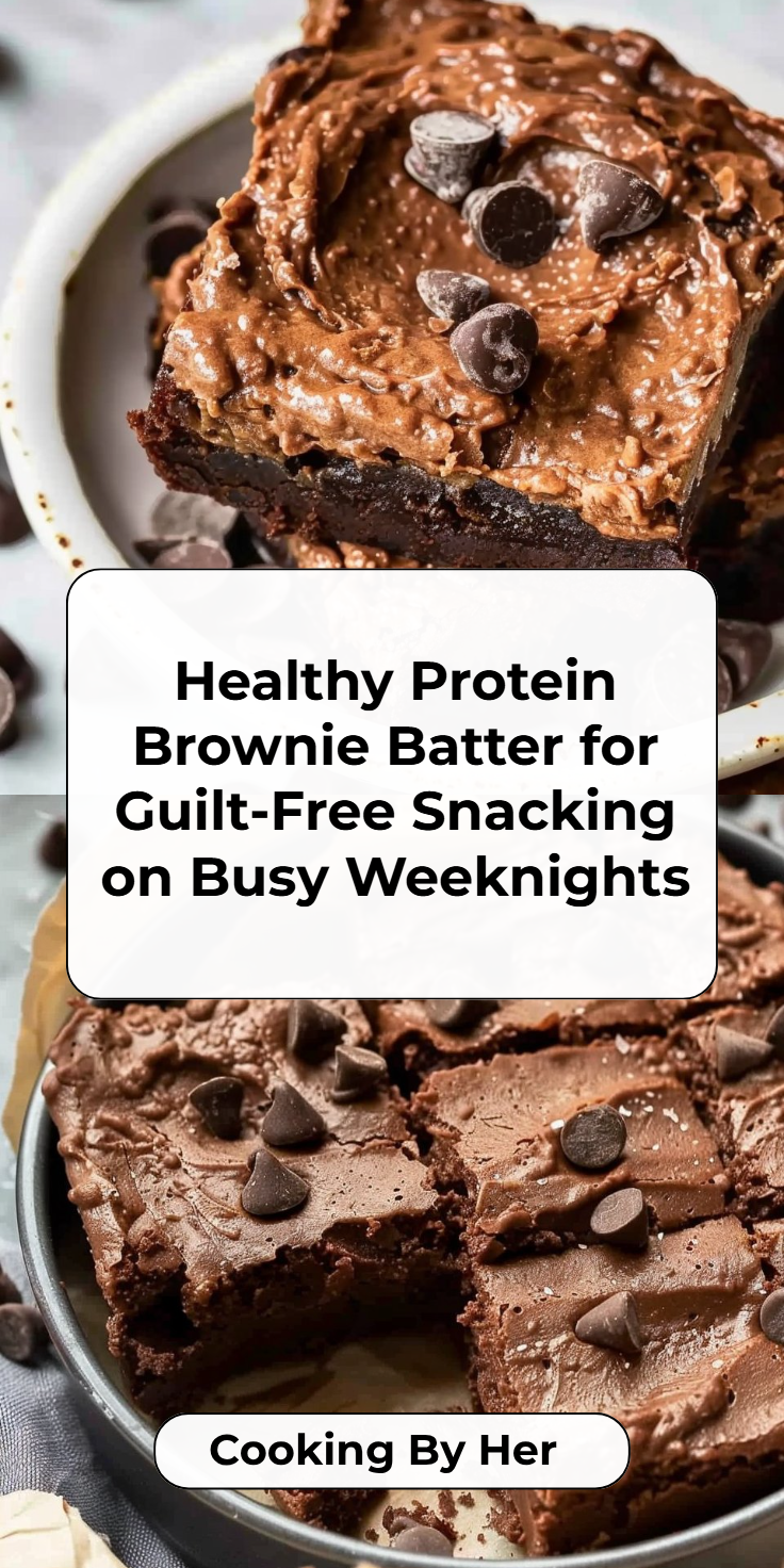 Healthy Protein Brownie Batter