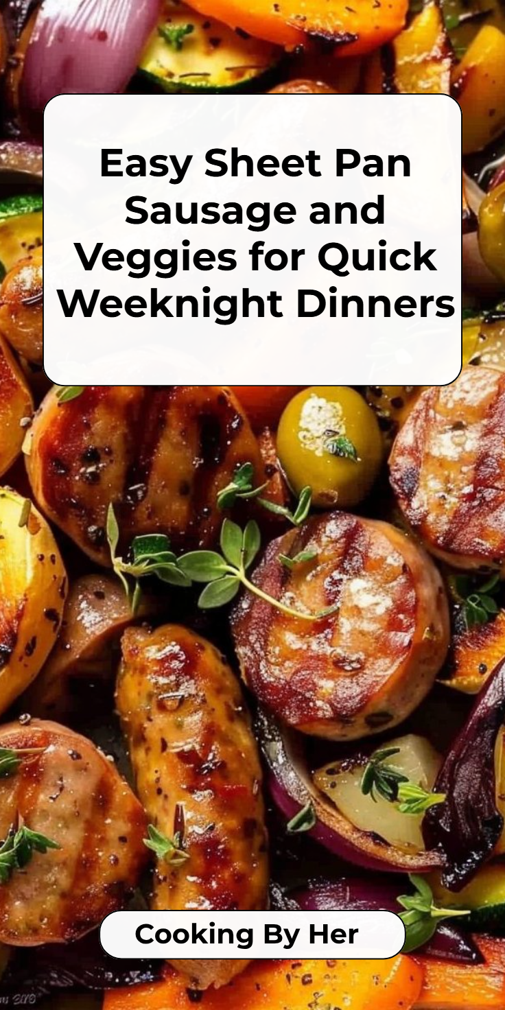 Easy Sheet Pan Sausage with Roasted Vegetables