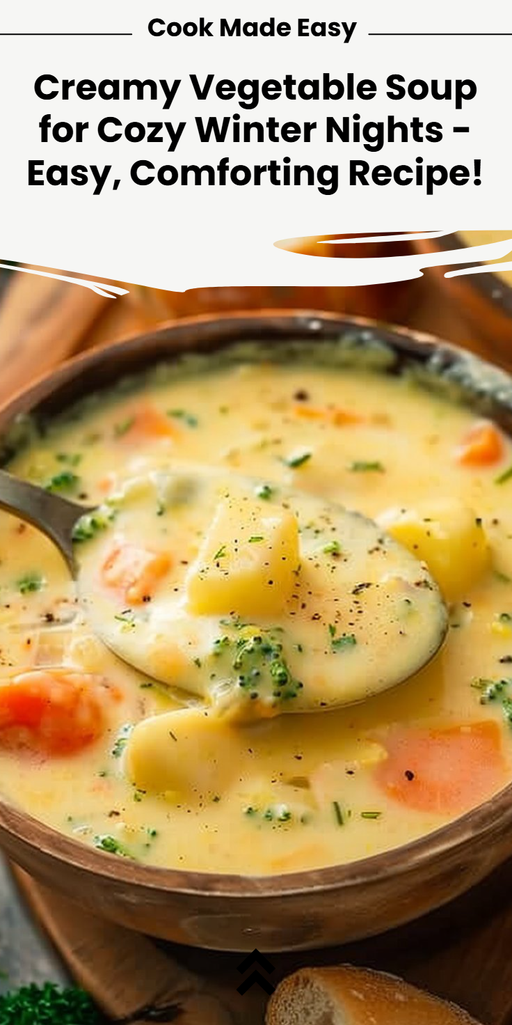 Creamy Vegetable Soup Recipe