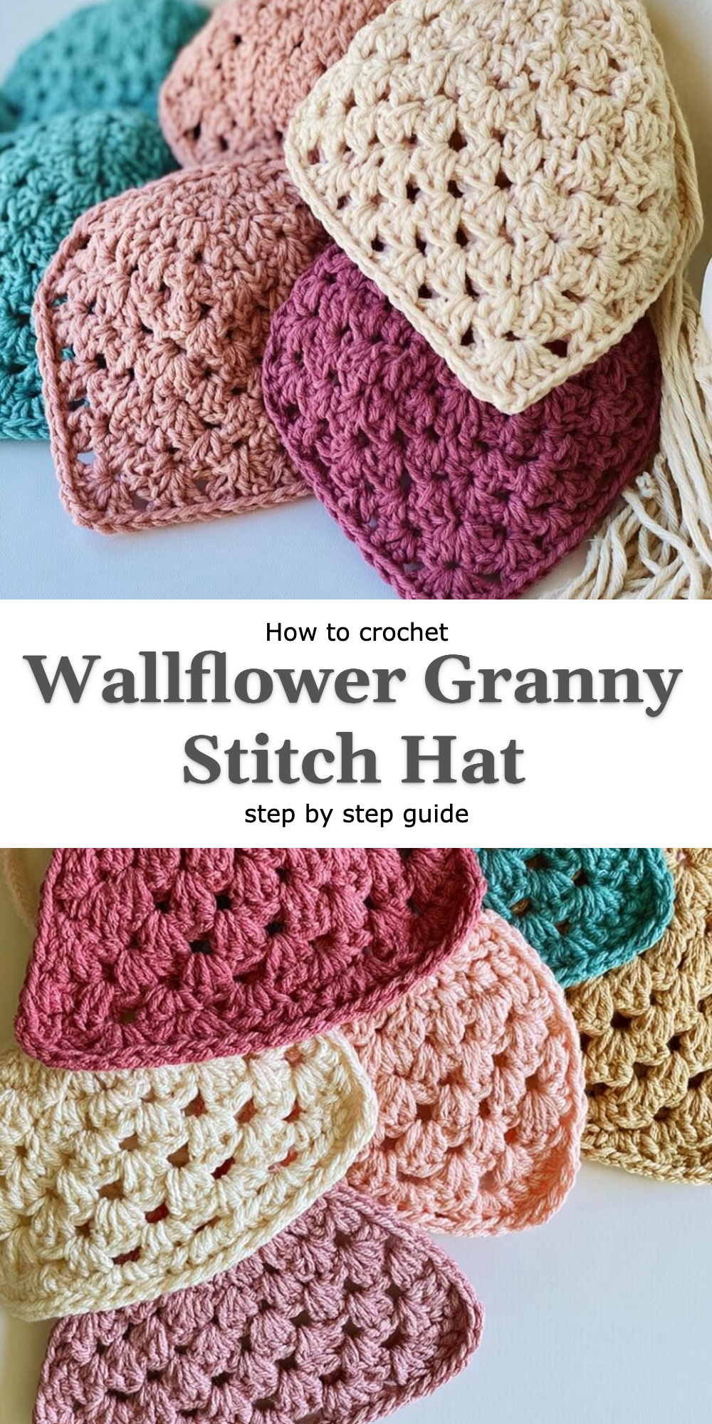 Wallflower Granny Stitch Hat