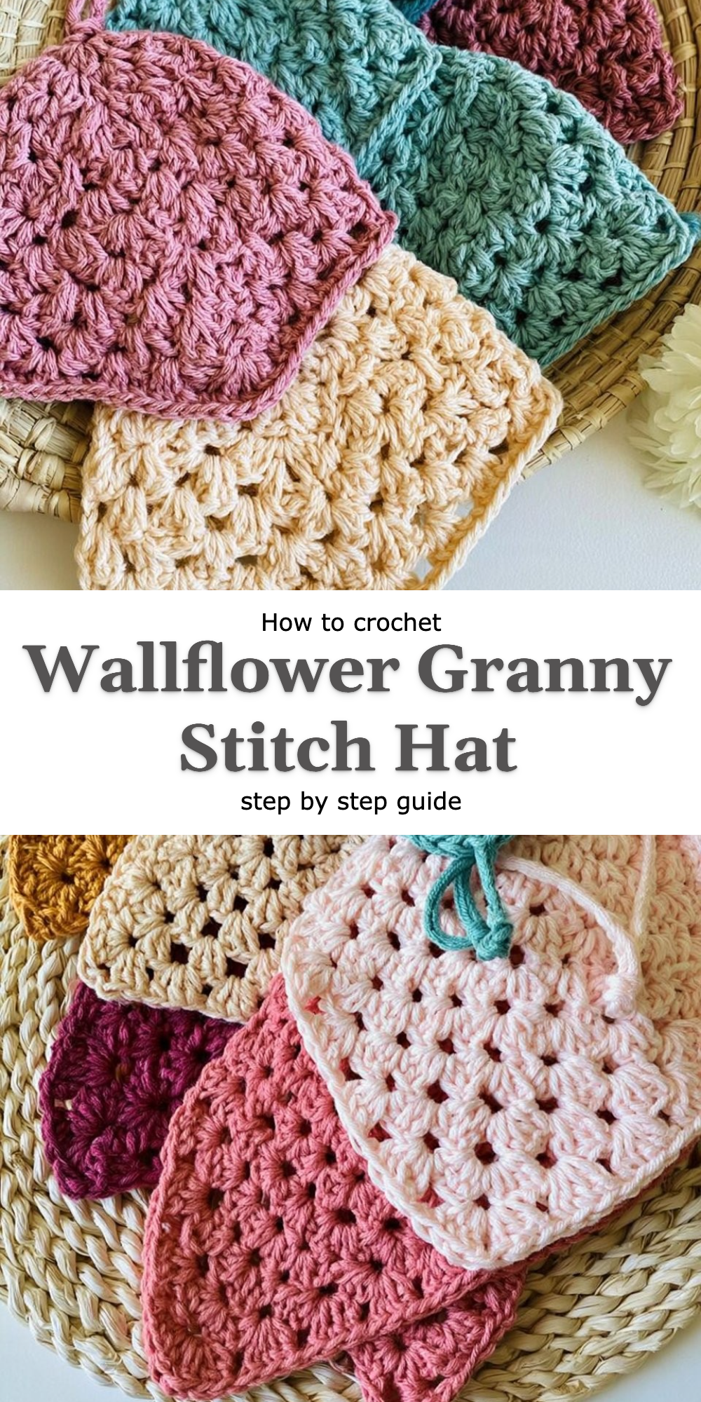 Wallflower Granny Stitch Hat