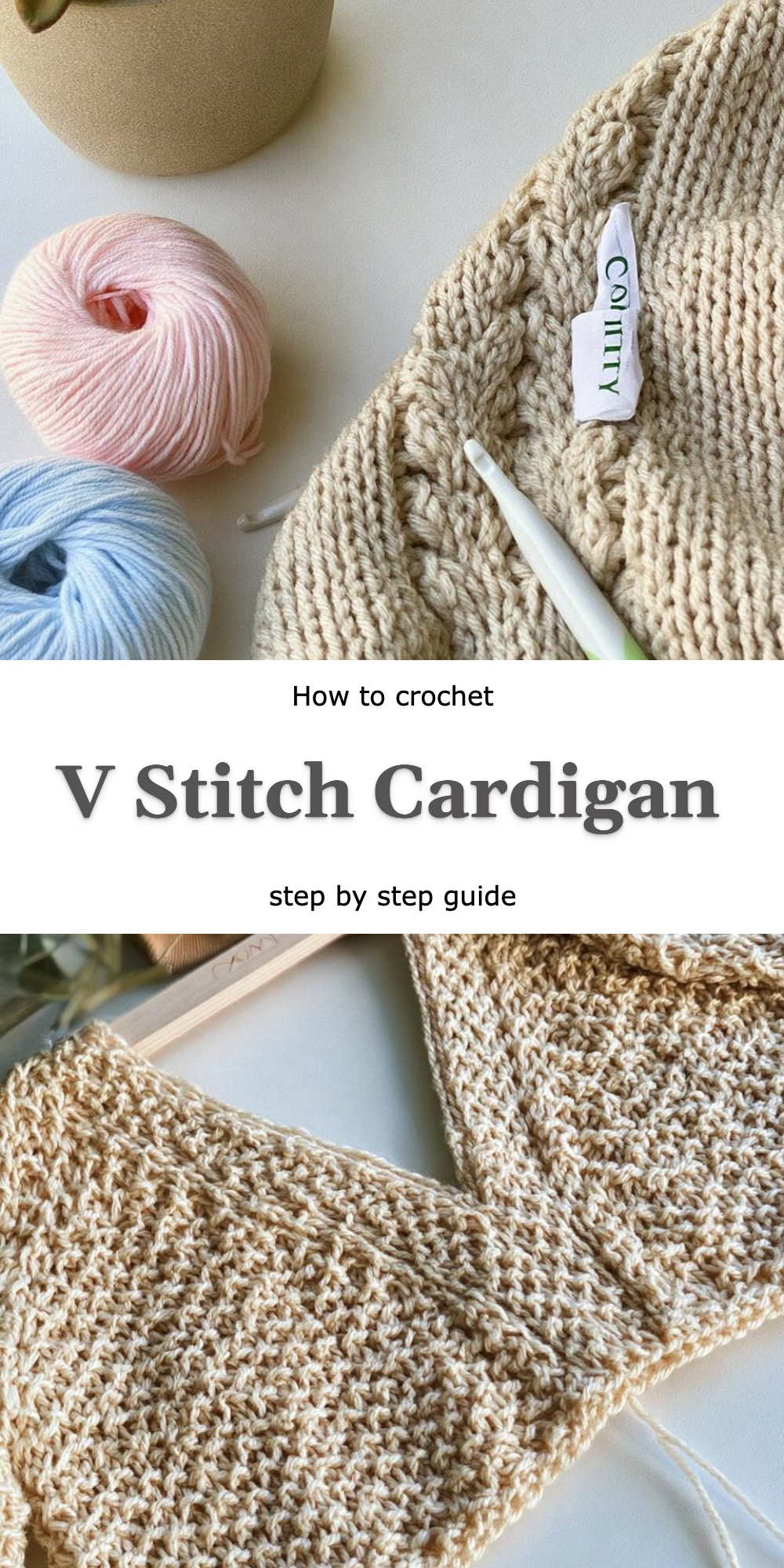 V Stitch Cardigan