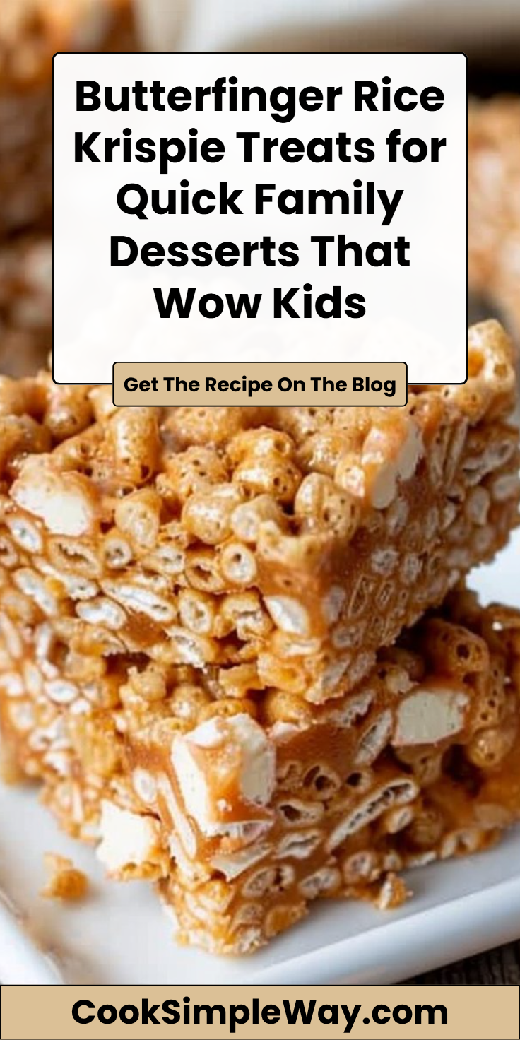 Butterfinger Rice Krispie Treats Recipe