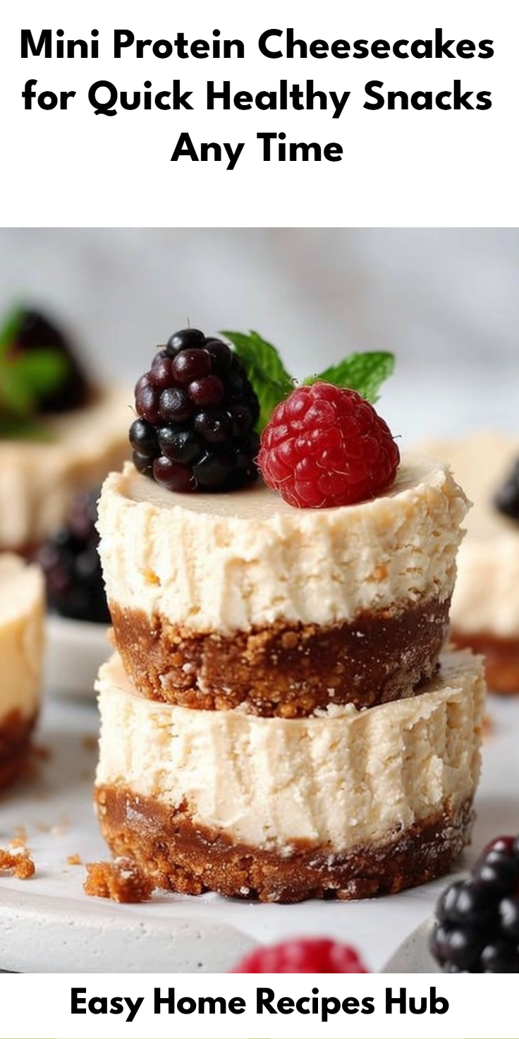 Mini Protein Cheesecakes