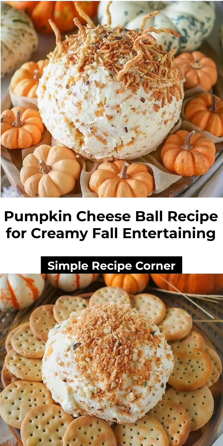 Pumpkin Cheese Ball Recipe
