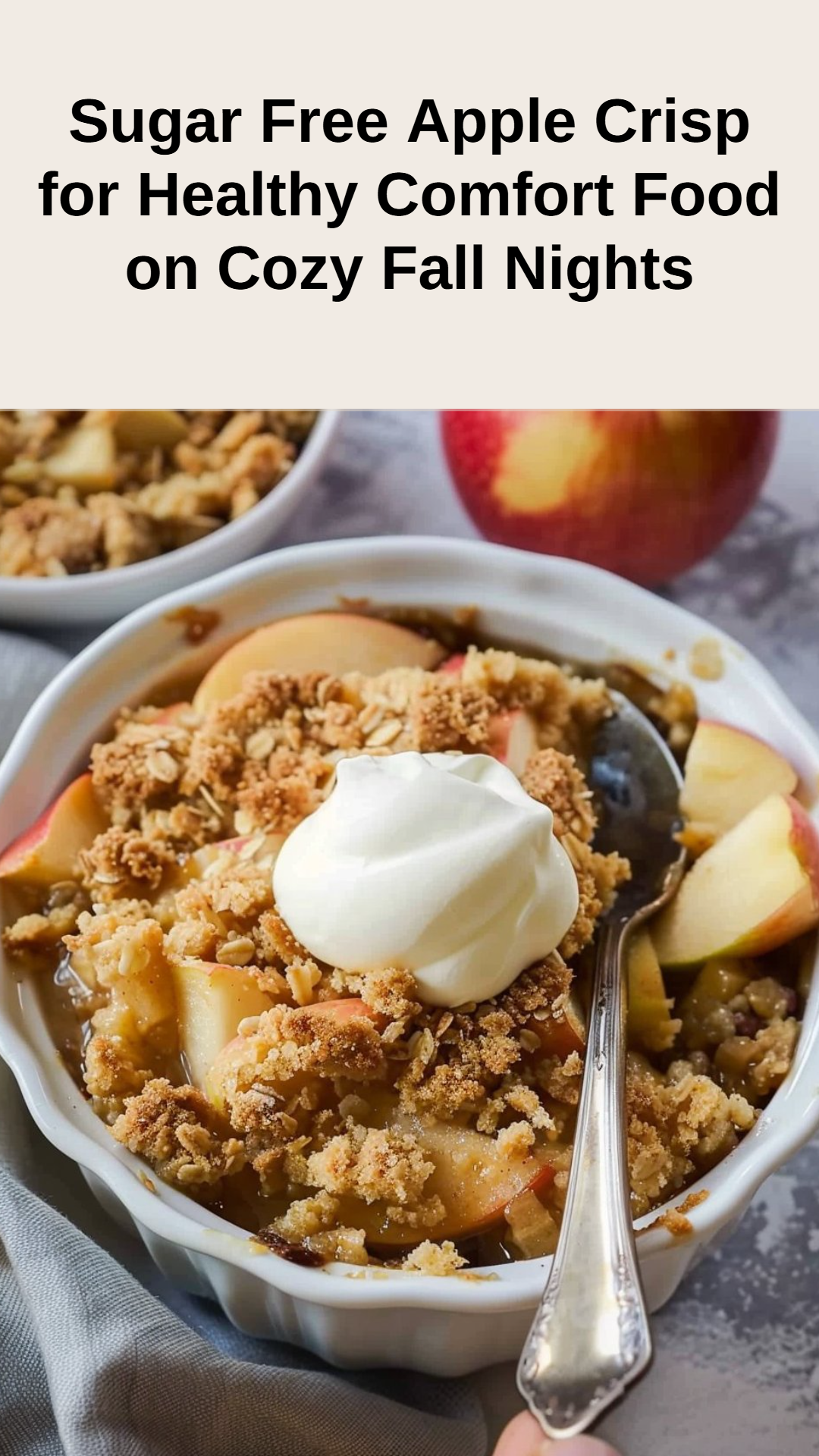 Sugar-Free Apple Crisp Recipe
