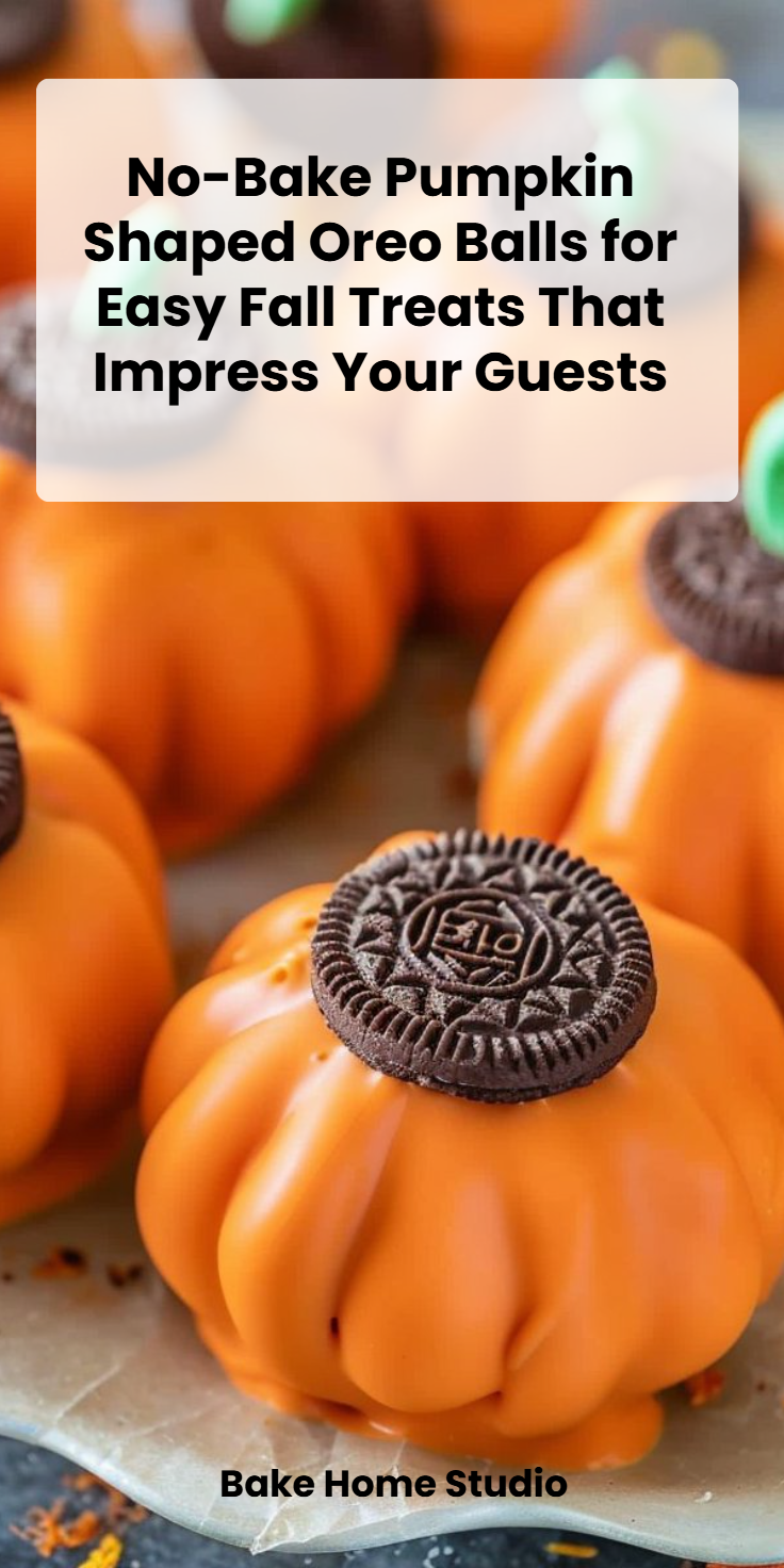 No-Bake Pumpkin Oreo Balls
